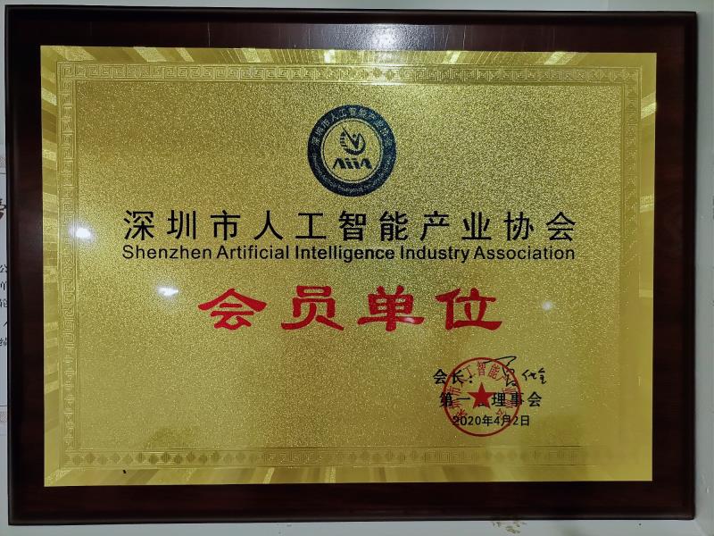 Member of Shenzhen Artificial Intelligence Industry Association